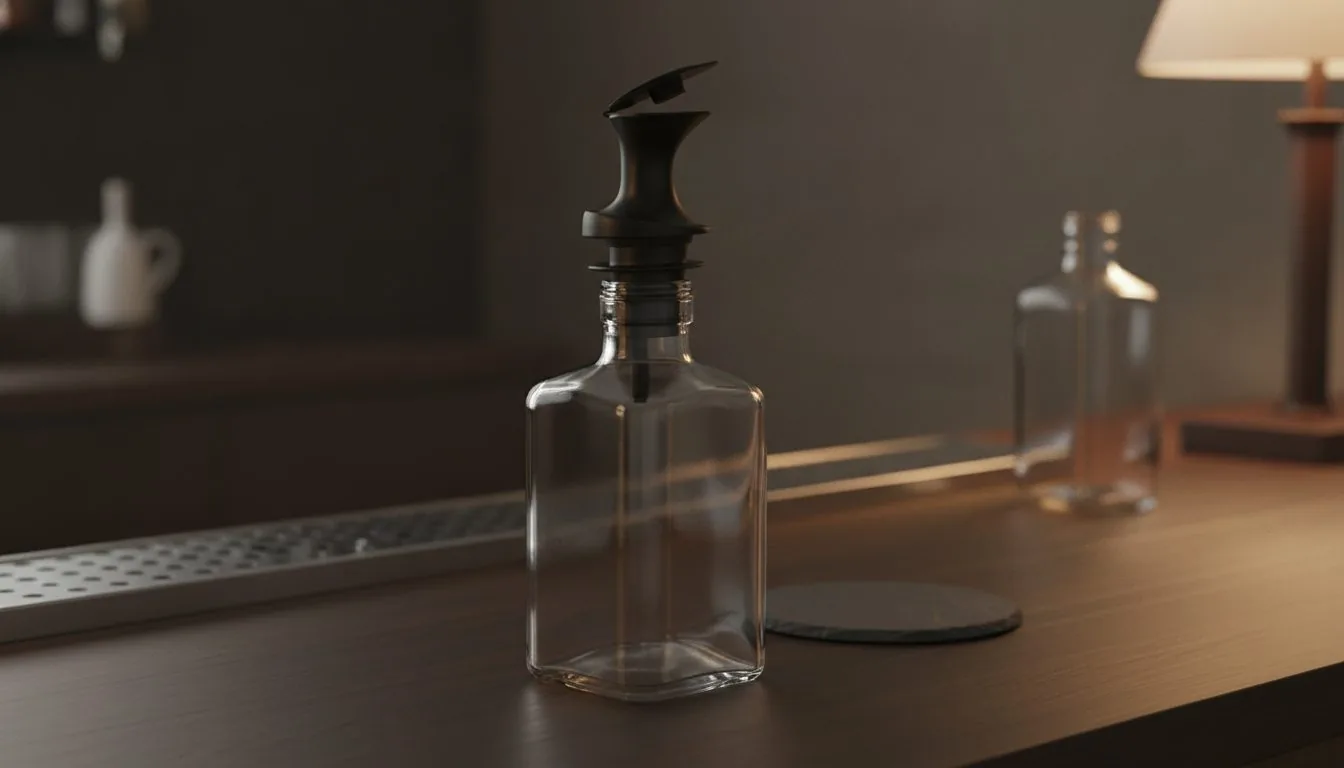 Liquor Pourers With Caps: Built-In or Add-On?